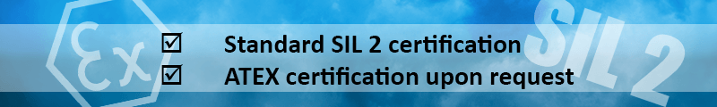 SIL 2 and ATEX certification