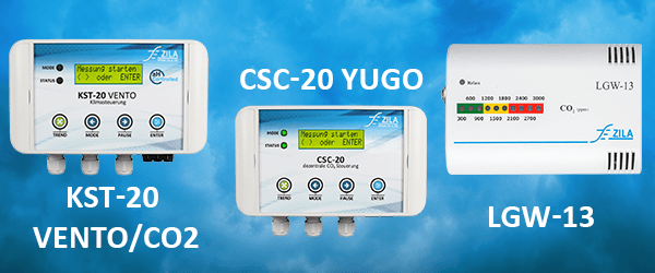 Ventilation controls with CO2 sensor