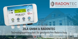 ZILA GmbH & RadonTec präsentieren Lüftungssteuerung zum ganzheitlichen Radonschutz