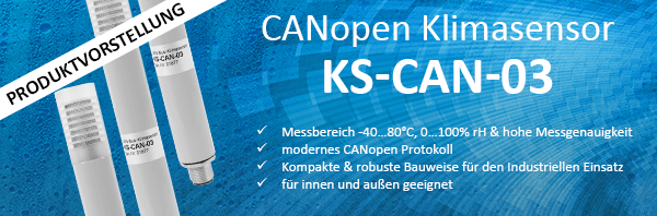 Produktneuheit Klimasensor KS-CAN-03