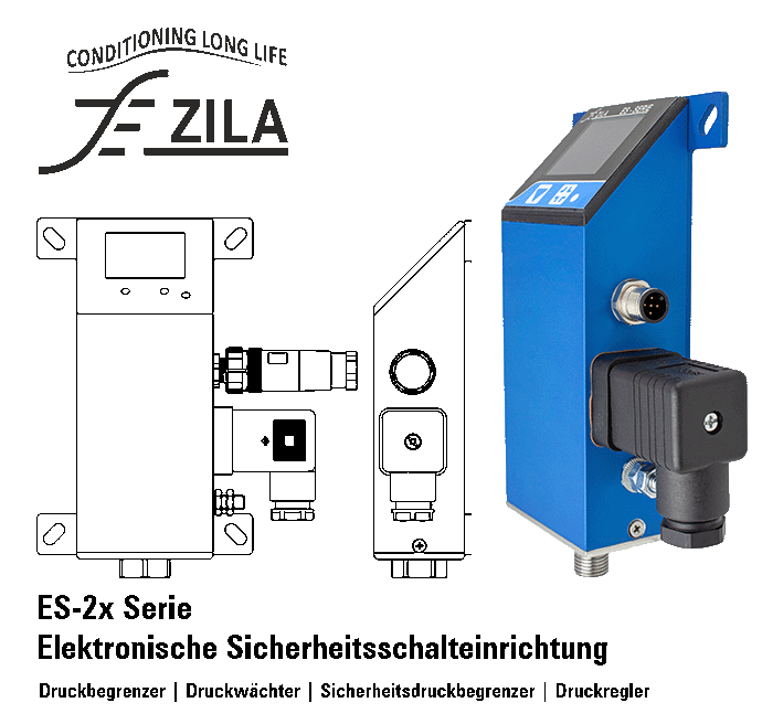 ES2x elektronischer Sicherheitsdruckbegrenzer