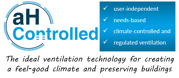 ventilation and dehumidification on the basis of absolute humidity