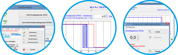 Commissioning and configuration of the DB1000 by our software