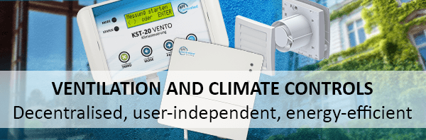 Ventilation control systems - decentralised, user-independent, energy-efficient