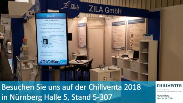 Besuchen Sie uns auf der Chillventa 2018 in Nürnberg Halle 5, Stand 5-307