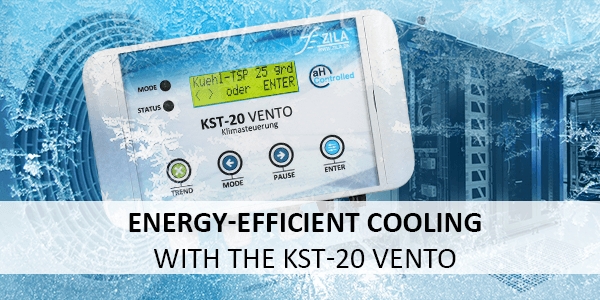 Energy-efficient cooling of electrical rooms with the climate control KST-20 Vento