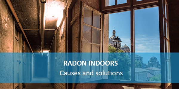 Radon inside the house, in the cellar or basement