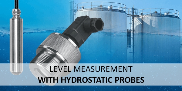 Level measurement in open containers with our hydrostatic probes