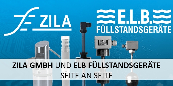 ZILA GmbH und E.L.B. Füllstandsgeräte GmbH Seite an Seite