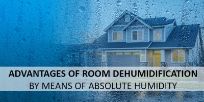 Room dehumidification based on the absolute humidity and its advantages