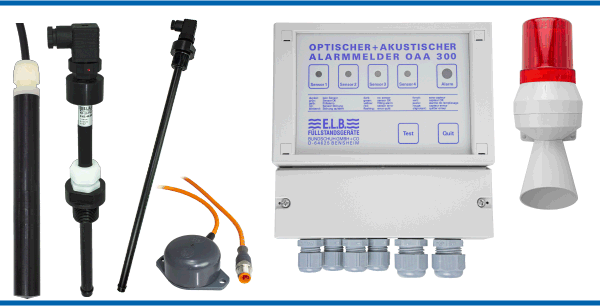 Capacitive sensors in combination with the OAA 300