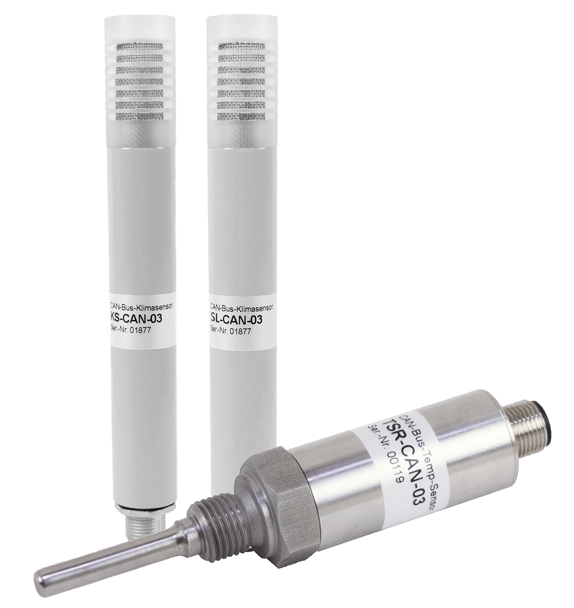 CAN Bus climate sensors in two different designs