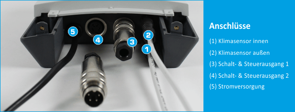 Anschlussmöglichkeiten Klimasteuerung Calima