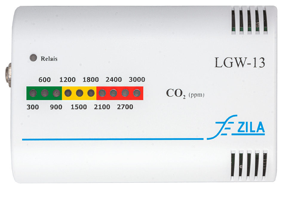 Luftgütewächter mit LED Luftgüteampel