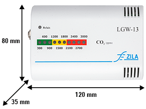 Dimensions of the LGW 13